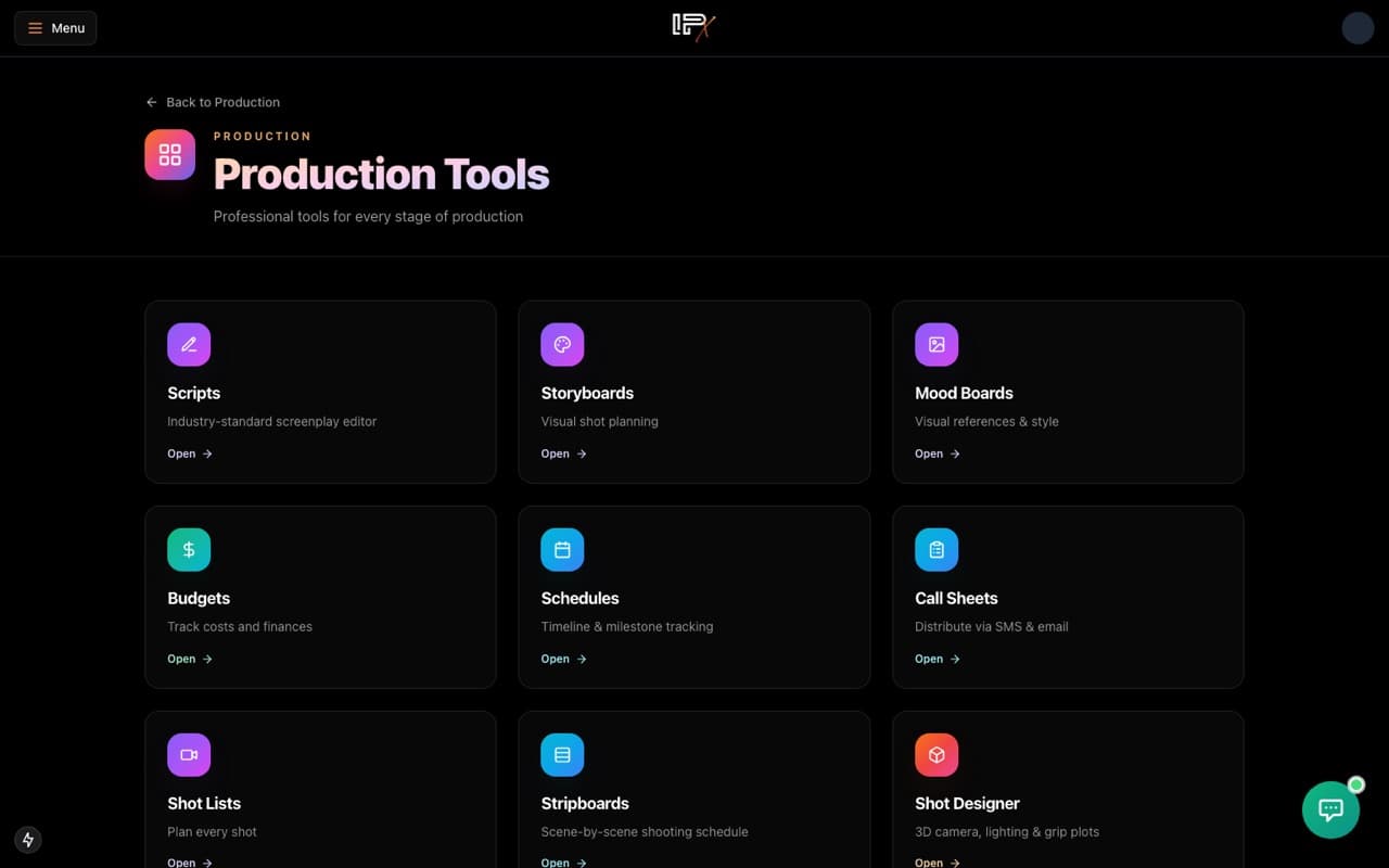 Production Tools screenshot